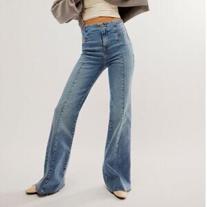 Free People CRVY Wild Honey Denim Jeans Size 27